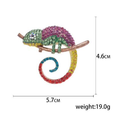 Brošňa zázračného chameleóna b9