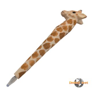🦒🖊️ **Ručne vyrezávané drevené pero – Žirafa jp8 🌿✨